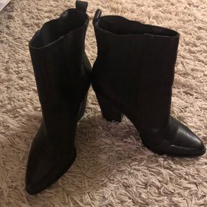 Joe’s Jeans Leather Pointed Boots
